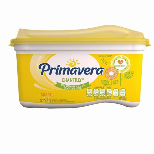 Margarina Sin Sal Primavera